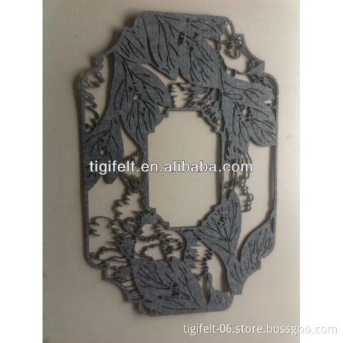 2013 New Design Laser Cut Felt Coaster